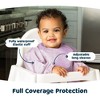 Tiny Twinkle Mess-Proof/Waterproof 2-Pack Long-Sleeve Baby Bib, Machine Washable Smock for Eating - 3 of 4