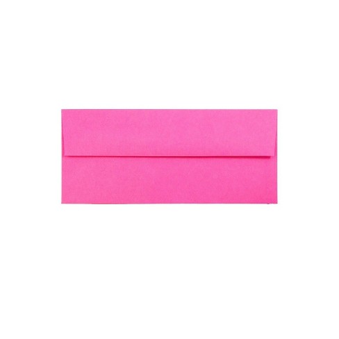 Jam Paper #10 Business Colored Envelopes 4.125 X 9.5 Ultra Fuchsia