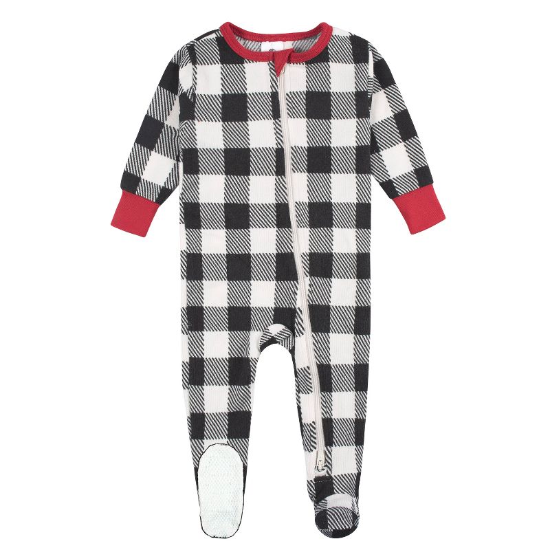 Gerber Holiday Family Pajamas Baby & Toddler Neutral One Piece Footed Pajamas, 1 of 10