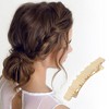 Unique Bargains Fashion Irregular Hair Clips Gold Tone 1 Pc - 2 of 4