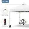Garvee 10'x10' Outdoor Canopy Tent with Sidewall, Pop up Canopy with Vented Roof, Portable Instant Camping Beach Canopy Tents - 2 of 4