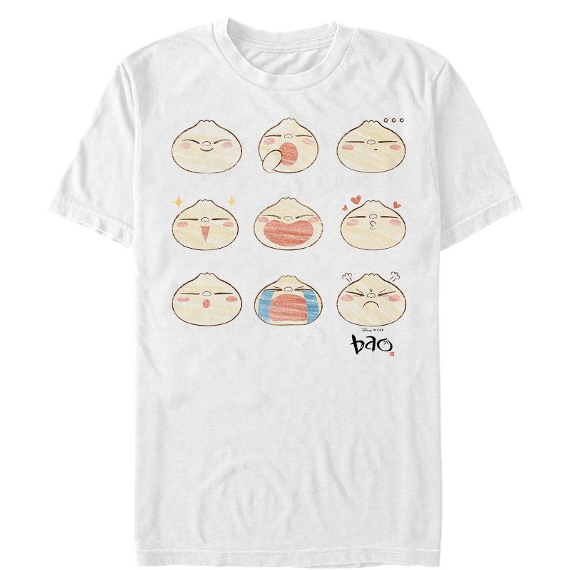 Men's Bao Dumpling Emotions T-Shirt, 1 of 6