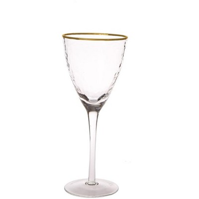 Classic Touch Set Of 6 Smoked Square Shaped Water Glasses, 9.25h : Target