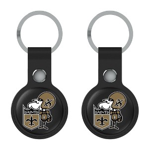 NFL NFC Historic Teams Insignia Black Airtag Holder 2-Pack - 1 of 4