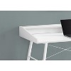Monarch Specialties Computer Desk Home Office Laptop Storage Shelves 48InchL Work Metal Laminate White Contemporary Modern - 3 of 4