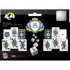 MasterPieces Officially Licensed NFL Los Angeles Rams 2-Pack Playing cards & Dice set for Adults - 4 of 4