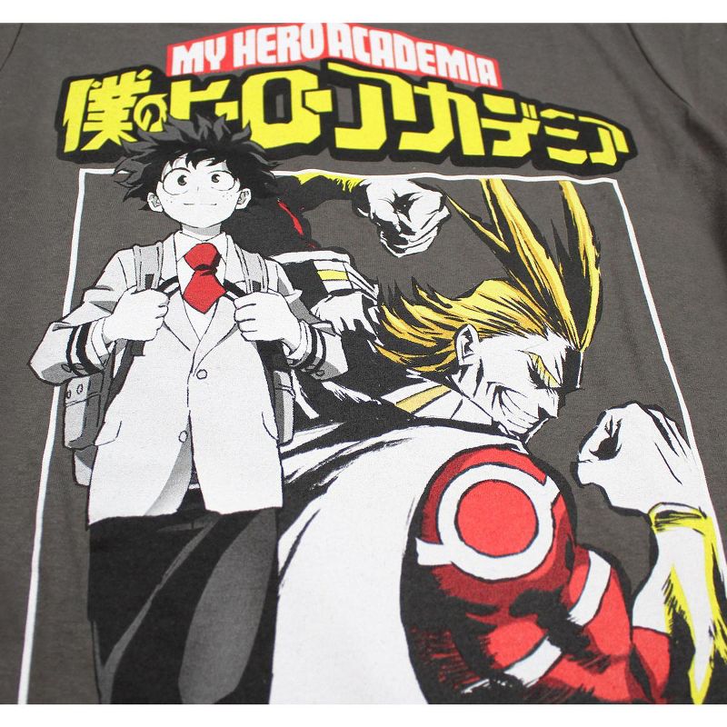 My Hero Academia Adult Juniors Izuku and All Might T-Shirt, 3 of 4