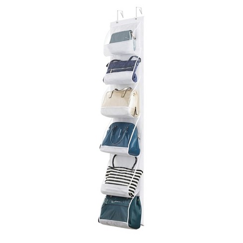 Osto Over the door Hanging Purse Organizer With 6 Pockets Closet