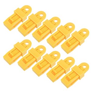 Unique Bargains Plastic Waterproof Weather-Resistant Lightweight Tarp Clips 24 Pcs - 1 of 4
