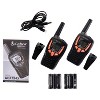 Cobra ACXT345 Weather Resistant 25-Mile Range 2-Way Radio, 2 Count in Black - image 4 of 4