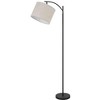 Cal Lighting 100 Watt Graydon Fishing Rod Floor Lamp with Adjustable Head - 2 of 4