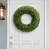 Puleo 24" Pre-Lit Battery-Operated Artificial Christmas Wreath - 2 of 4