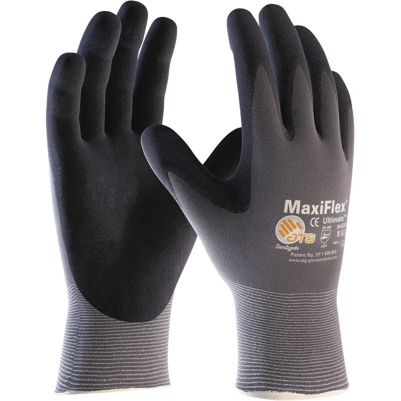 MaxiFlex   Men's Small Seamless Knit Nylon/Lycra Glove 34-874T/S, 1 of 2