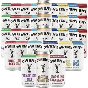 Owen’s Craft Mixers Ginger Beer, Rio Red Grapefruit, Margarita Mix, American Tonic, Classic Lemonade, Club Soda, Transfusion Mix, Espresso Martini Mix & Sparkling Cranberry 8.2oz 75  Vegan & Gluten-Free Soda Mocktail and Cocktail Mixer - 1 of 1