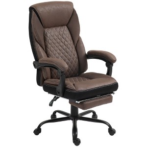 Executive Office Chair with footrest, High Back Desk Chair, Reclining Swivel Chair - 1 of 4