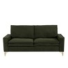 DOMETOUR Upholstered 2-Seater Love Seats Couch for Bedroom Apartment Home Office - 3 of 4