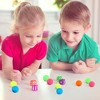 Juvale 100 Pack Bouncy Balls for Kids Bulk - 1 inch/ 25mm Rubber Super Bounce Balls for Birthday Party Favors Gifts (Neon) - 3 of 4