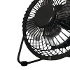 Optimus 4in Personal Metal Fan in Black - 2 of 3