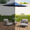 CAVINAS 10 FT Pool Umbrella, Table Umbrella with Crank Waterproof Pool Umbrellas Outdoor for Patios and Gardens, without Base - 3 of 4