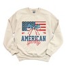 Simply Sage Market American Girly Flag Coquette Sweatshirt - 2 of 4