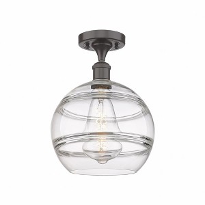 Rochester - 1 Light Semi-Flush Mount In Industrial Style-12.88 Inches Tall and 10 Inches Wide - 1 of 1