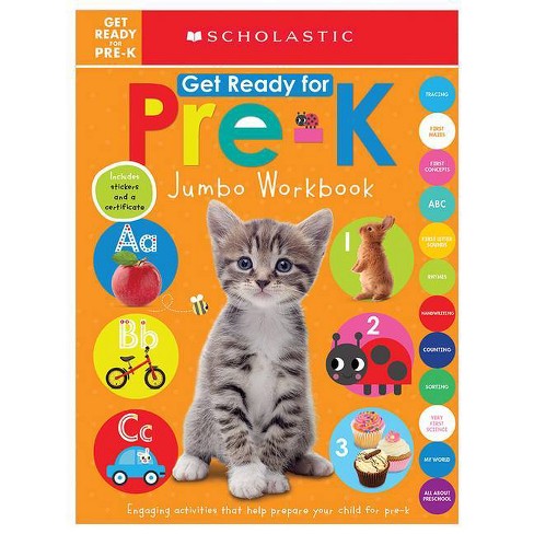 Get Ready For Pre K Jumbo Workbook By Scholastic Inc Scholastic Early Learners Paperback Target