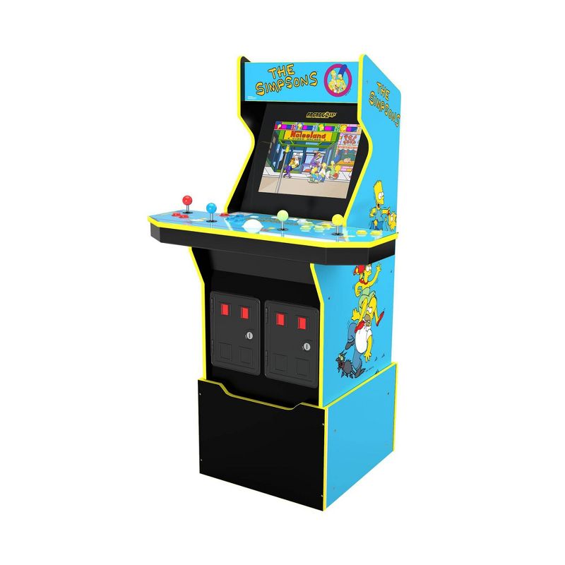 Arcade1Up The Simpsons Home Arcade with Riser and Stool, 3 of 12