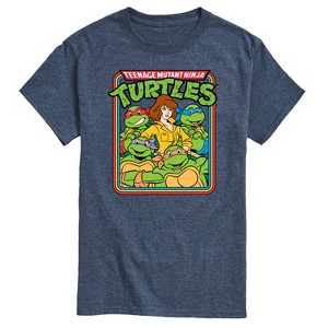 Men's - Teenage Mutant Ninja Turtles - Retro Group April Short Sleeve Graphic T-Shirt - 1 of 4