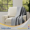 Color Sense 100% Cotton Warm & Cozy Super Soft Antimicrobial Waffle Weave Blanket - 3 of 4