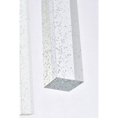 Satin Gold Crystal LED 10-Light Island Pendant