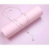 Layered Necklace Sterling Silver Teardrop Choker for Women Fashionable and Exquisite, Suitable for Daily Wear - 3 of 4