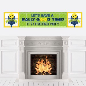 Big Dot of Happiness Let’s Rally - Pickleball - Birthday or Retirement Party Decorations Party Banner - 1 of 4