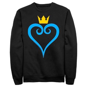 Men's Kingdom Hearts 1 Blue Heart Sweatshirt - 1 of 4