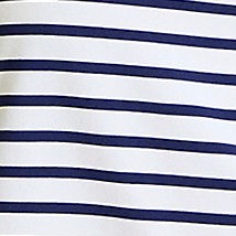 white/deep sea stripe