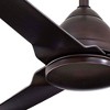 54" Minka Aire Modern Indoor Outdoor Ceiling Fan with Remote Control Kocoa Wet Rated for Patio Exterior Porch Gazebo Garage Barn - 3 of 4