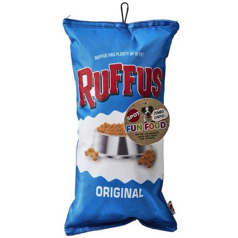 Spot 8 Fun Food Ruffus Chips Dog Toy