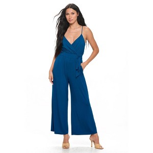 WEST K Women's Bridget Side Tie Strappy Wide Leg Jumpsuit w/ Pockets - 1 of 4