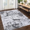Large Area Rug 10x13 Modern Abstract Carpet Easy Cleaning Stain Resistant Indoor Carpet With Non-Slip Backing Soft Carpet For Nursery Apartment - 2 of 4