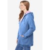 Woman Within Plus Size Flannel-Lined Denim Jacket - 4 of 4