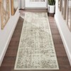 Oriental Machine Washable Area Rug Vintage rug Non-Slip Rug - 3 of 4