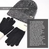 Nicole Miller Hat and Glove Set For Women, Pack Of 2 Winter Beanie Hats Soft & Warm Gloves Sets - 3 of 4