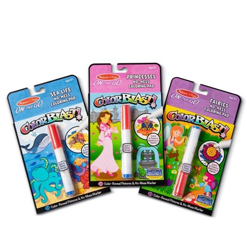 Melissa & Doug On The Go Colorblast! Activity Books Set - Fairy