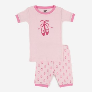 Leveret Kids Two Piece Cotton Short Pajamas Ballerina 2 Year - 1 of 2