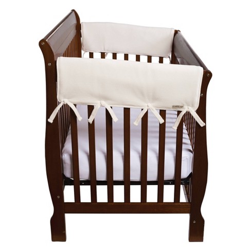 Set Of Two Fleece 27 Side Rail Cover For Convertible Cribs