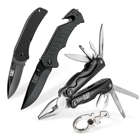 CAT 13-in-1 Multi-Tool and Pocket Knives Gift Box Set (3-Piece