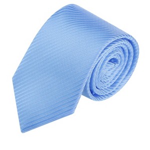 Allegra K Men's Self-tied Textured Wide Necktie - 1 of 4