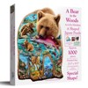 Sunsout A Bear in the Woods 1000 pc Special Shape  Jigsaw Puzzle 97089 - 2 of 4