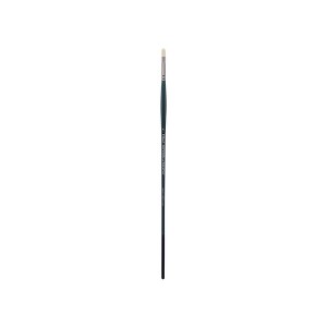 Creative Mark Imperial Professional Chungking Hog Bristle Brush - Filbert , Handmade Long Handle Oil Paint Brushes for Artists, Nickel-Plated Brass - 1 of 4