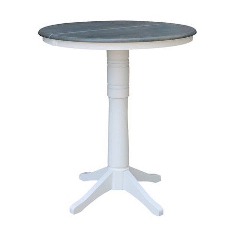 Pedestal Drop Leaf Dining Table, Round Drop Leaf Pedestal Table White