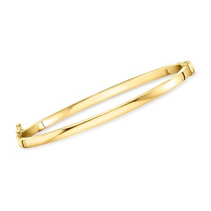 Pure Collection by Ross-Simons 18kt Gold Vermeil Small Polished Bangle Bracelet - 1 of 4